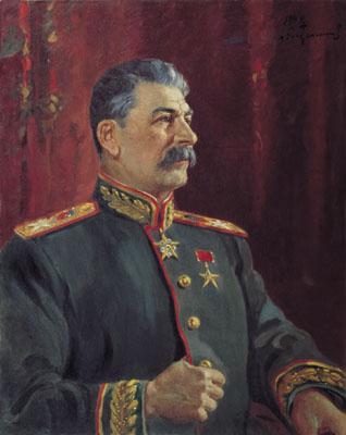 И.В. Сталин. Портрет работы Александра Герасимова.