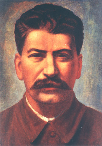 Портрет И.В.Сталина. Художник П.Н.Филонов, 1936